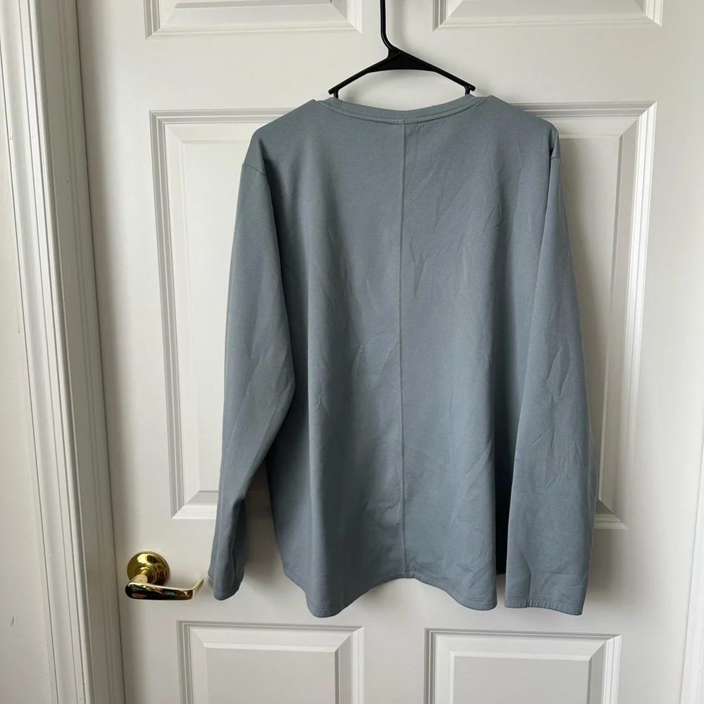 Nike Women's One Therma-Fit Grey Long Sleeve Top Size XXL